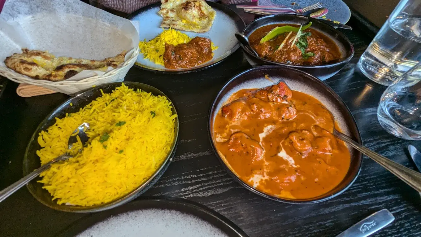 Mezbaan Indian Bistro interior ambiance in south Edmonton