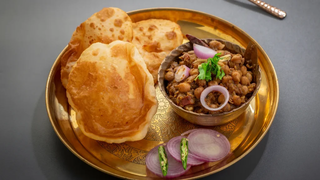 Chole Bhature at Mezbaan Indian Bistro in Edmonton